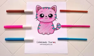¿Dónde puedo encontrar dibujos adorables de gatitos?